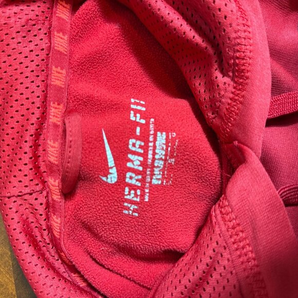 Nike‎ Mens Red Pullover Hoodie L Polyester - Picture 4 of 11